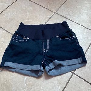 Oh Mamma Maternity Jean Shorts (size S)